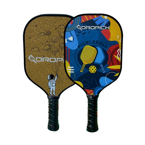 Dropick PRO Serisi Profesyonel Karbon Fiber Yetişkin Pickleball Raket Seti 2 Raket 4 Top